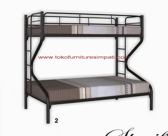 Ranjang besi susun tingkat - Bunk Bed Harga Termurah h